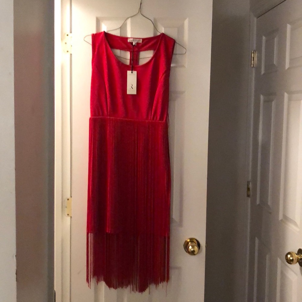 New fringe dress.
